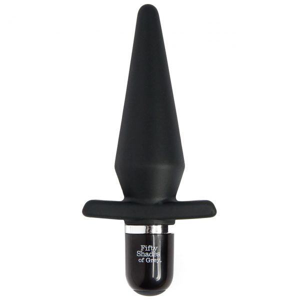 Vibratin black butt plug bought on online sex shop