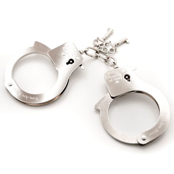 metal handcuffs from online sex shop