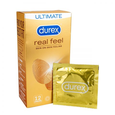 durex real feel 12`s pack condoms UK from sex shop online