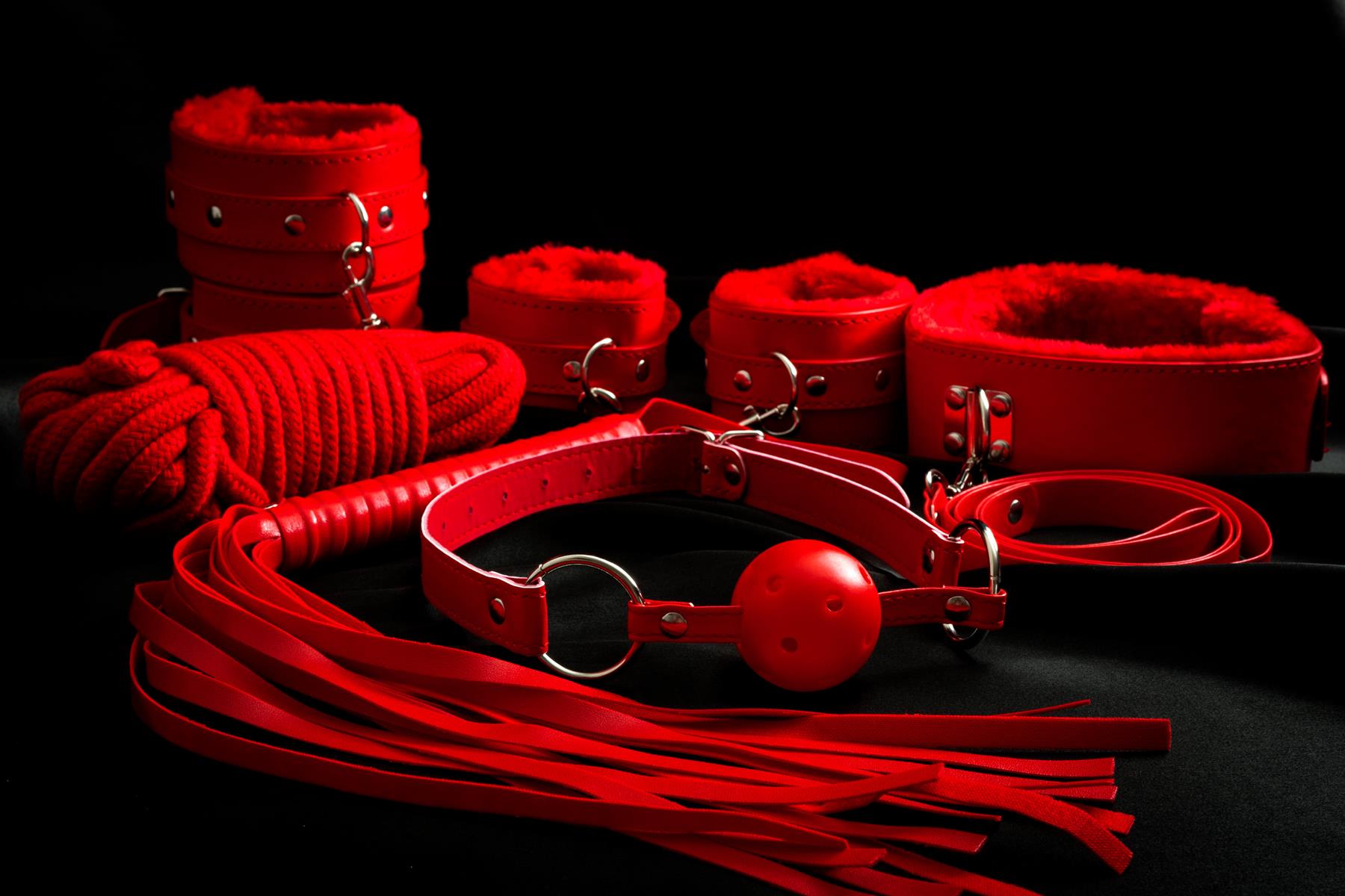 several BDSM toys