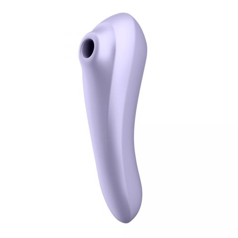 mauve-and silver dual love vibrator UK from sex shop