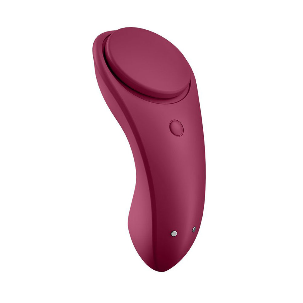Satisfyer App Enabled Sexy Secret Panty Vibrator Wine Red - Image 4