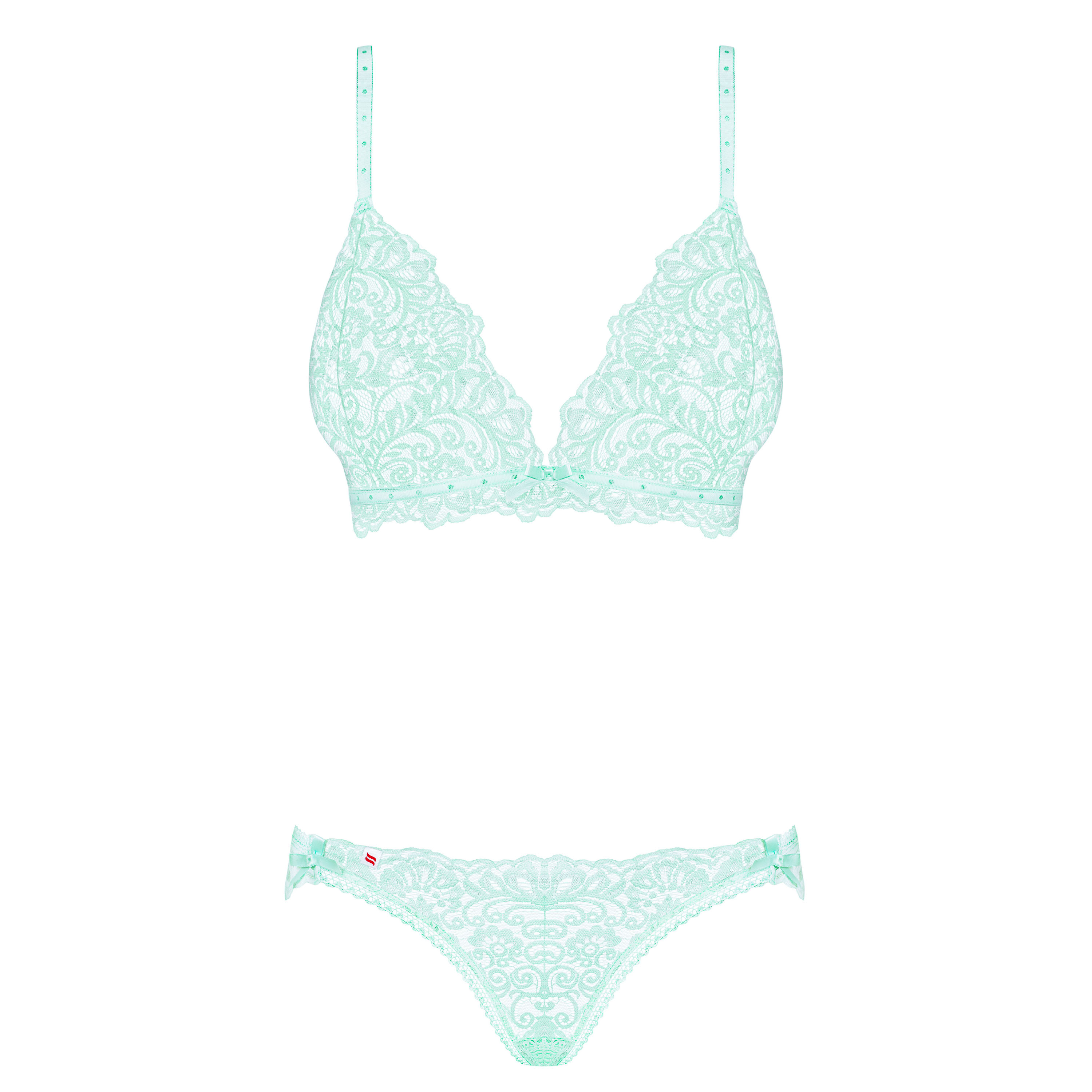 Obsessive Delicanta Set Mint Bra And Panties - Image 4