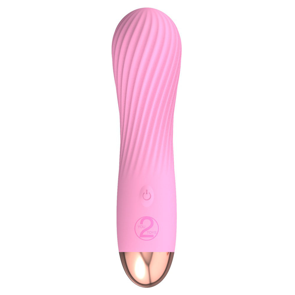Cuties Silk Touch Rechargeable Mini Vibrator Pink - Image 2