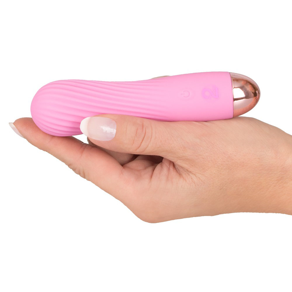Cuties Silk Touch Rechargeable Mini Vibrator Pink - Image 3