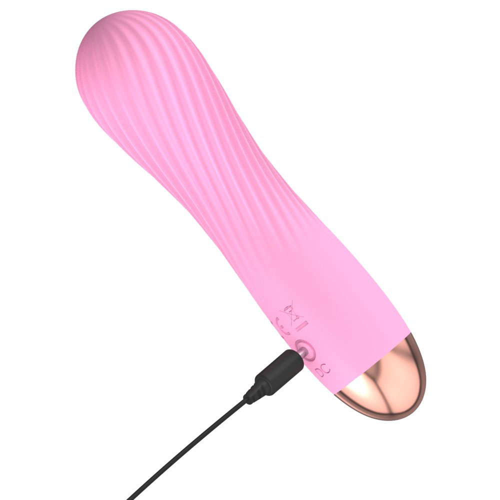 Cuties Silk Touch Rechargeable Mini Vibrator Pink - Image 4