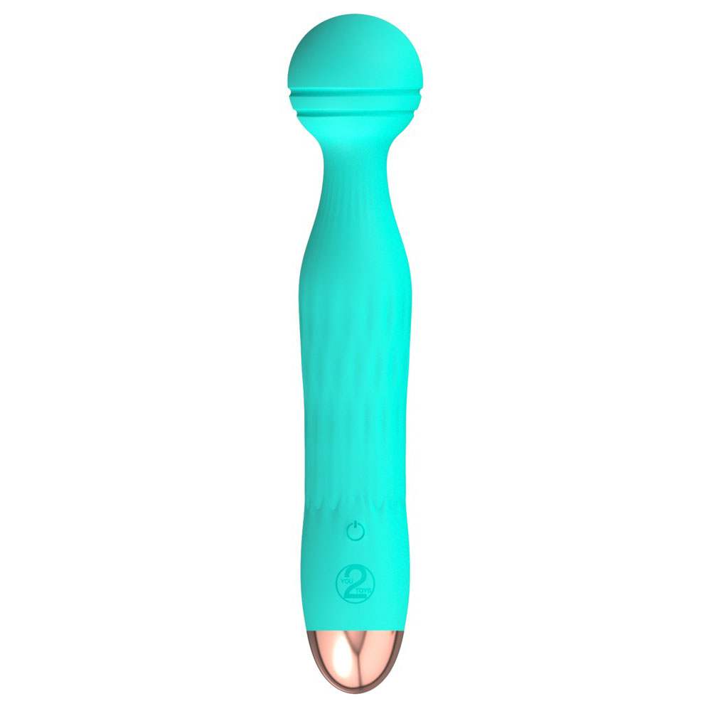 Cuties Silk Touch Rechargeable Mini Vibrator Green - Image 2