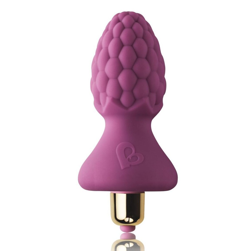 Rocks Off 7 Speed AssBerries Raspberry Butt Plug - Image 2