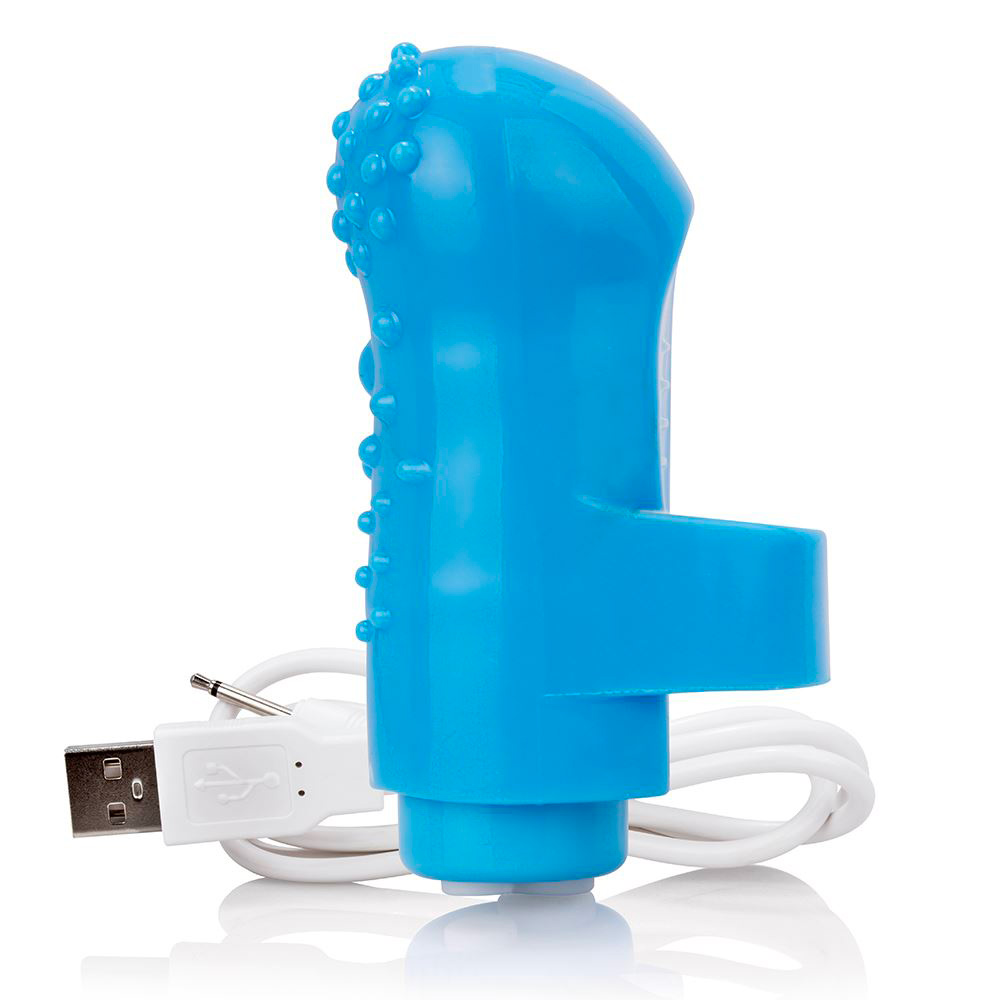 Screaming O Charged FingO Blue Mini Vibrator - Image 2