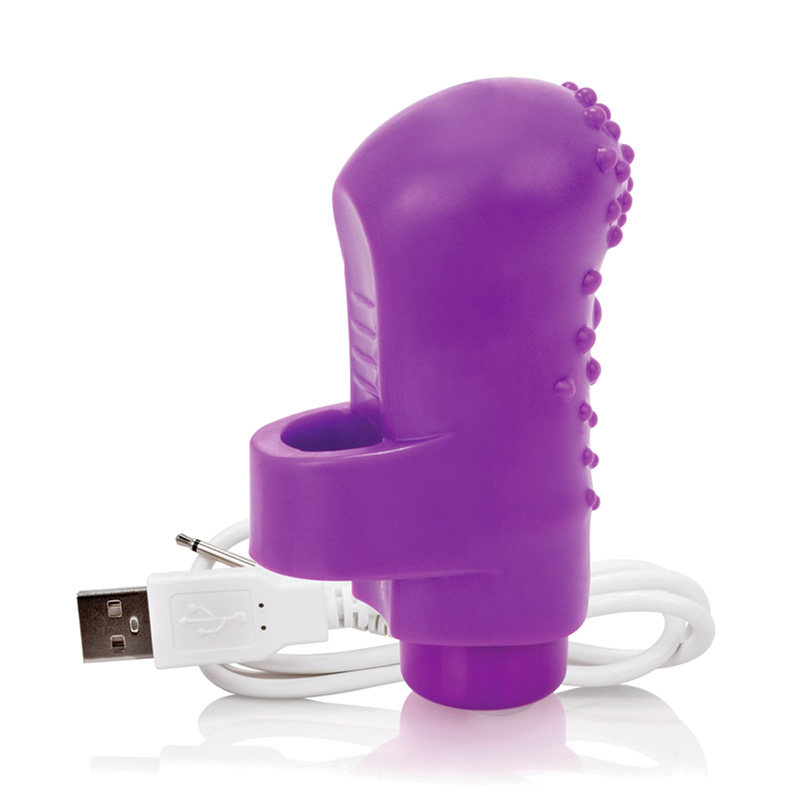Screaming O Charged FingO Purple Mini Vibrator - Image 2
