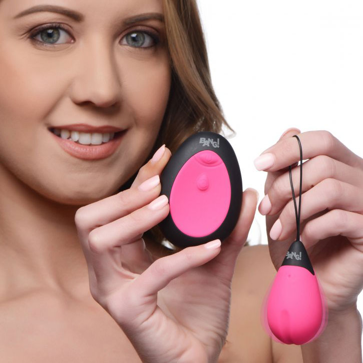 XR 10X Silicone Vibrating Egg Pink - Image 5
