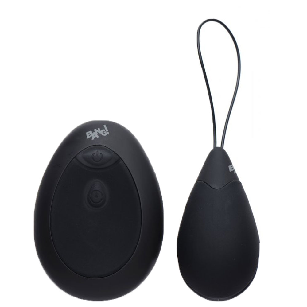 XR 10X Silicone Vibrating Egg Black - Image 2