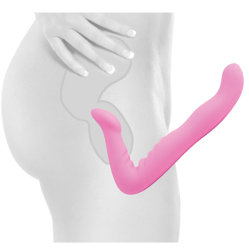 Fetish Fantasy Elite Strapless Strap On 8 Inch Pink - Image 3