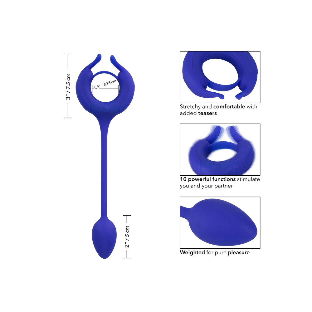 Admiral Weighted Cock Ring and Egg - Image 2