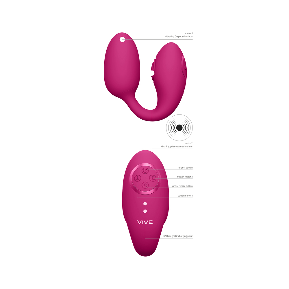 Vive Aika Pulse Wave And Vibrating Love Egg Pink - Image 2