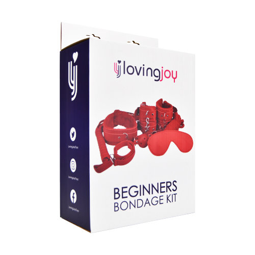 Loving Joy Beginner's Bondage Kit Red (8 Piece) - Image 10