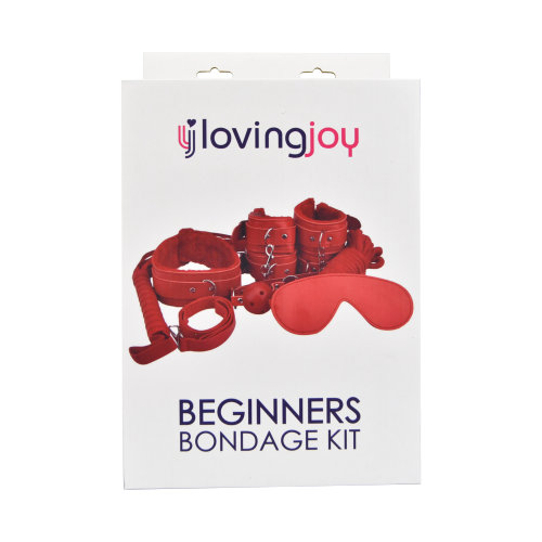Loving Joy Beginner's Bondage Kit Red (8 Piece) - Image 9