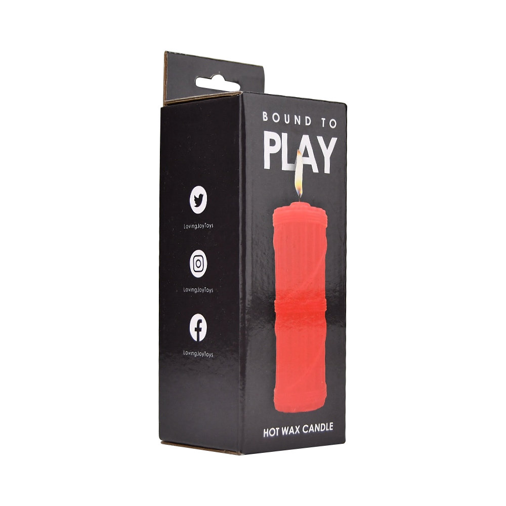Bound to Play. Hot Wax Candle Red - Image 4