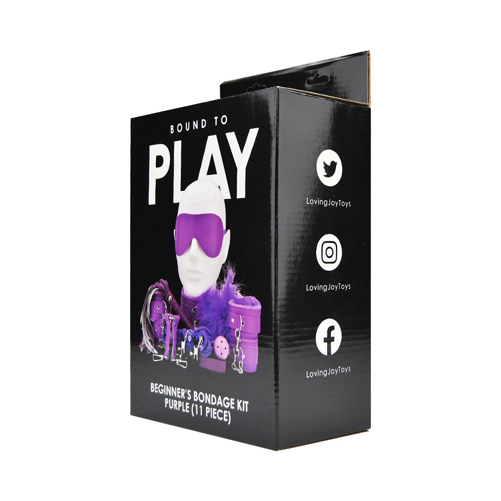 Bound to Play Bondage Kit Purple (11 Piece) - Image 15