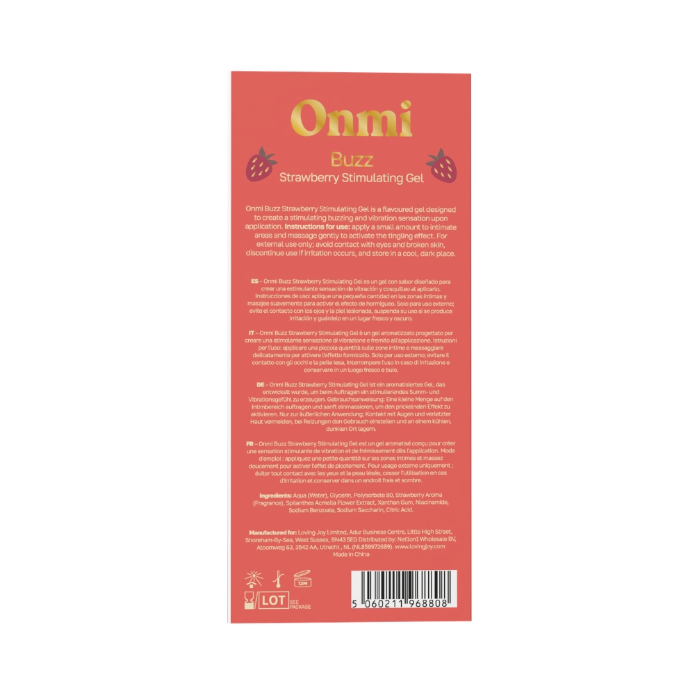 Onmi Buzz Strawberry Liquid Vibrator - Image 3