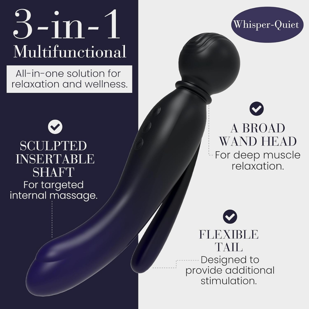 MYLO 3-in-1 Body Wand Massager Spirit - Image 2
