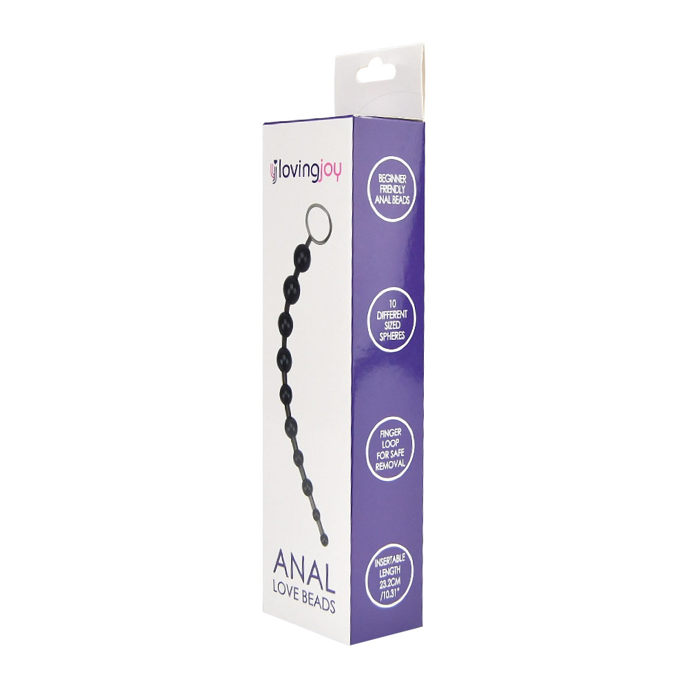 Loving Joy Anal Love Beads Black - Image 4