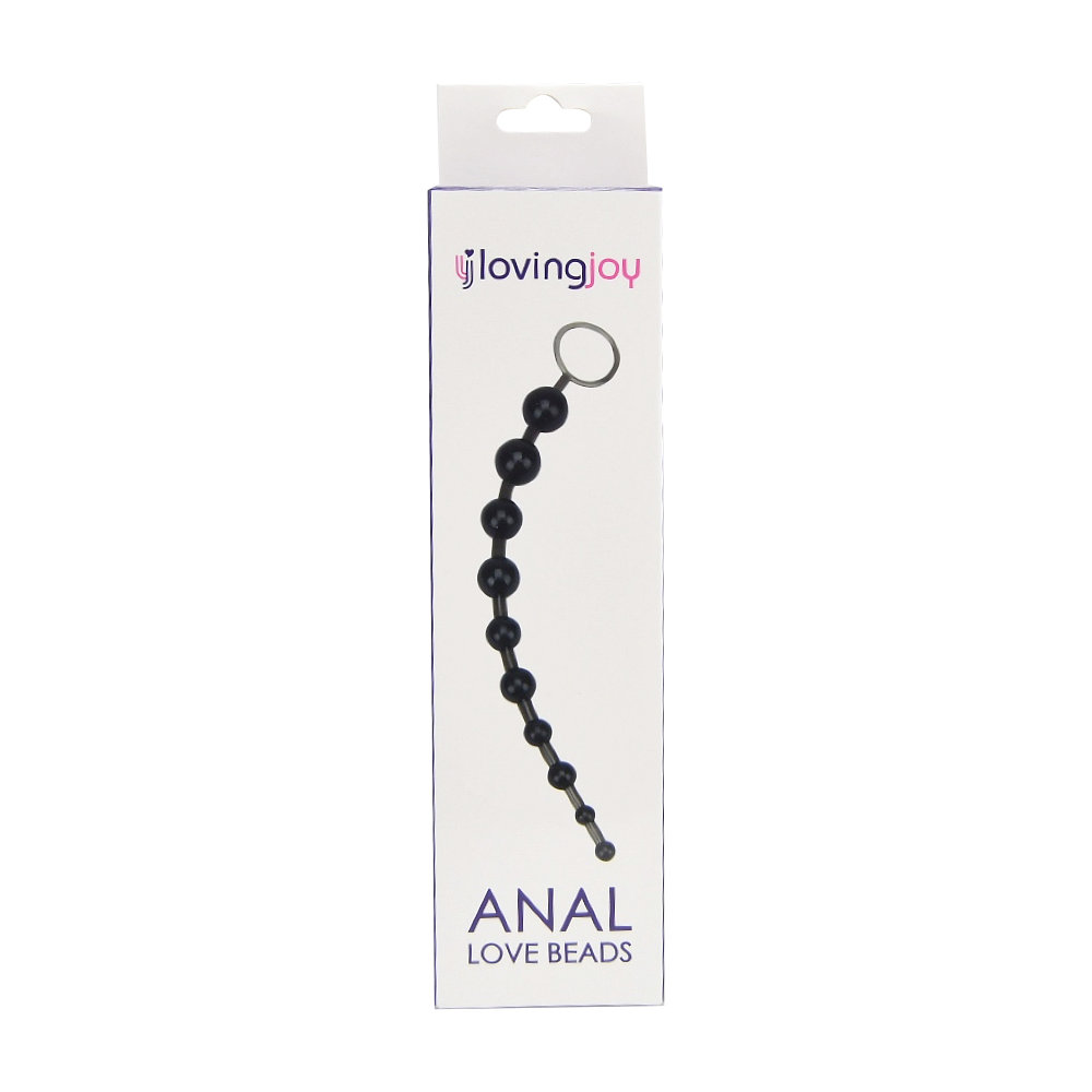 Loving Joy Anal Love Beads Black - Image 2