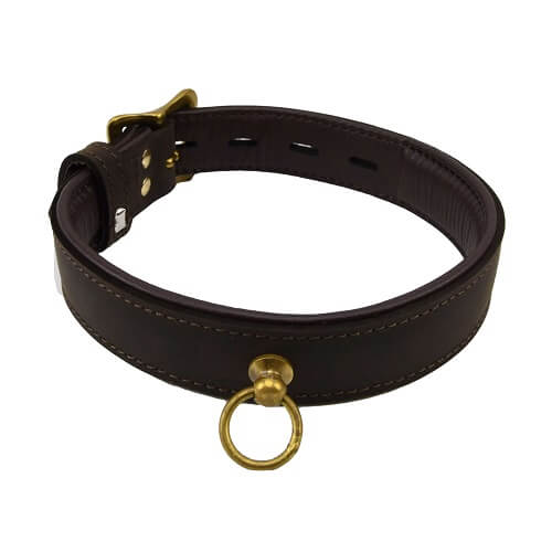 BOUND Nubuck Leather Choker with 'O' Ring - Image 6