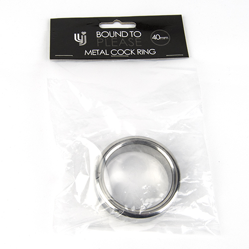 Bound to Please Metal Cock and Ball Ring - 40mm - Image 4