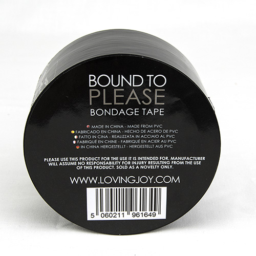 Bound to Please Bondage Tape Black - Image 2