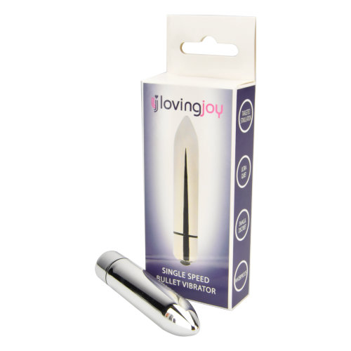 Loving Joy Single Speed Silver Bullet Vibrator - Image 4