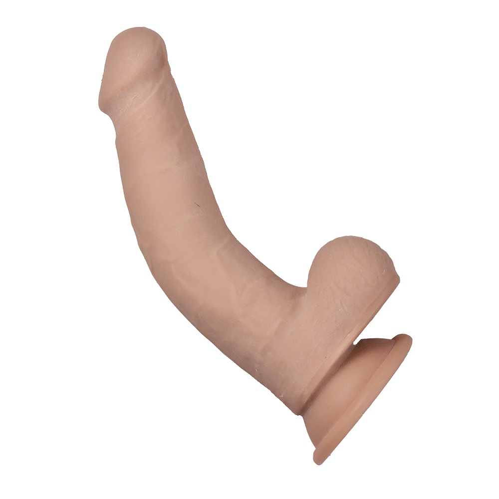 RealCocks Dual Layer Bendable Dildo 7.5 Inch Vanilla - Image 4