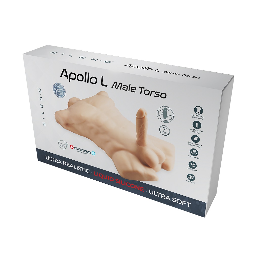 SilexD Apollo Male Pleasure Doll with Interchangeable Dildo - Image 8