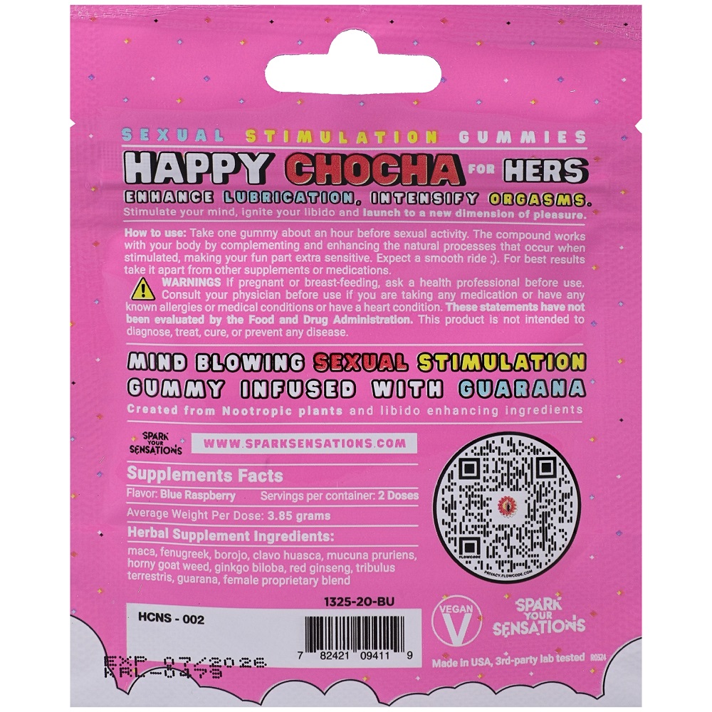 Happy Chocha (Hers) Sexual Stimulation Gummies (2 pack) - Image 3