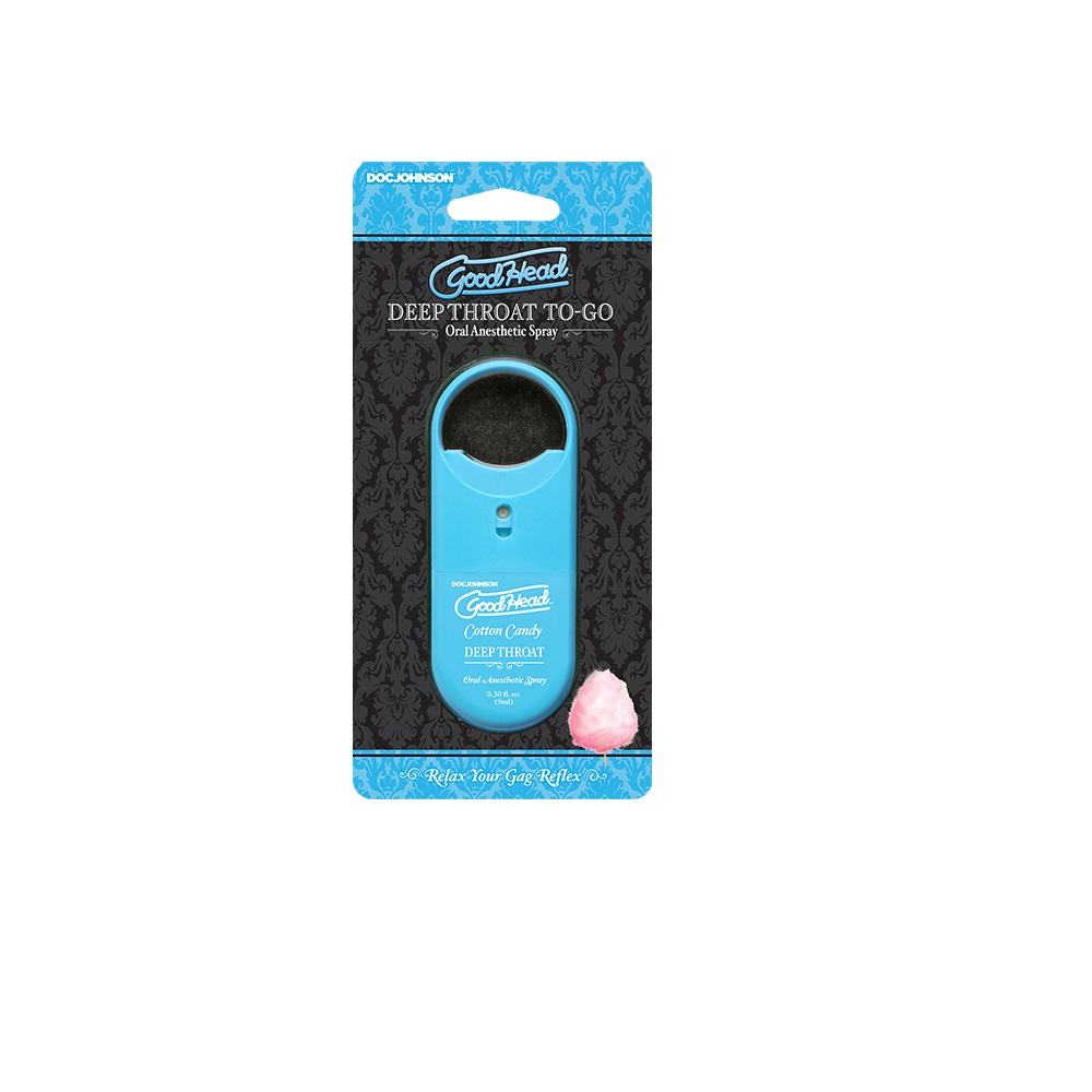 Doc Johnson GoodHead To-Go-Deep Throat Spray - Cotton Candy - Image 2