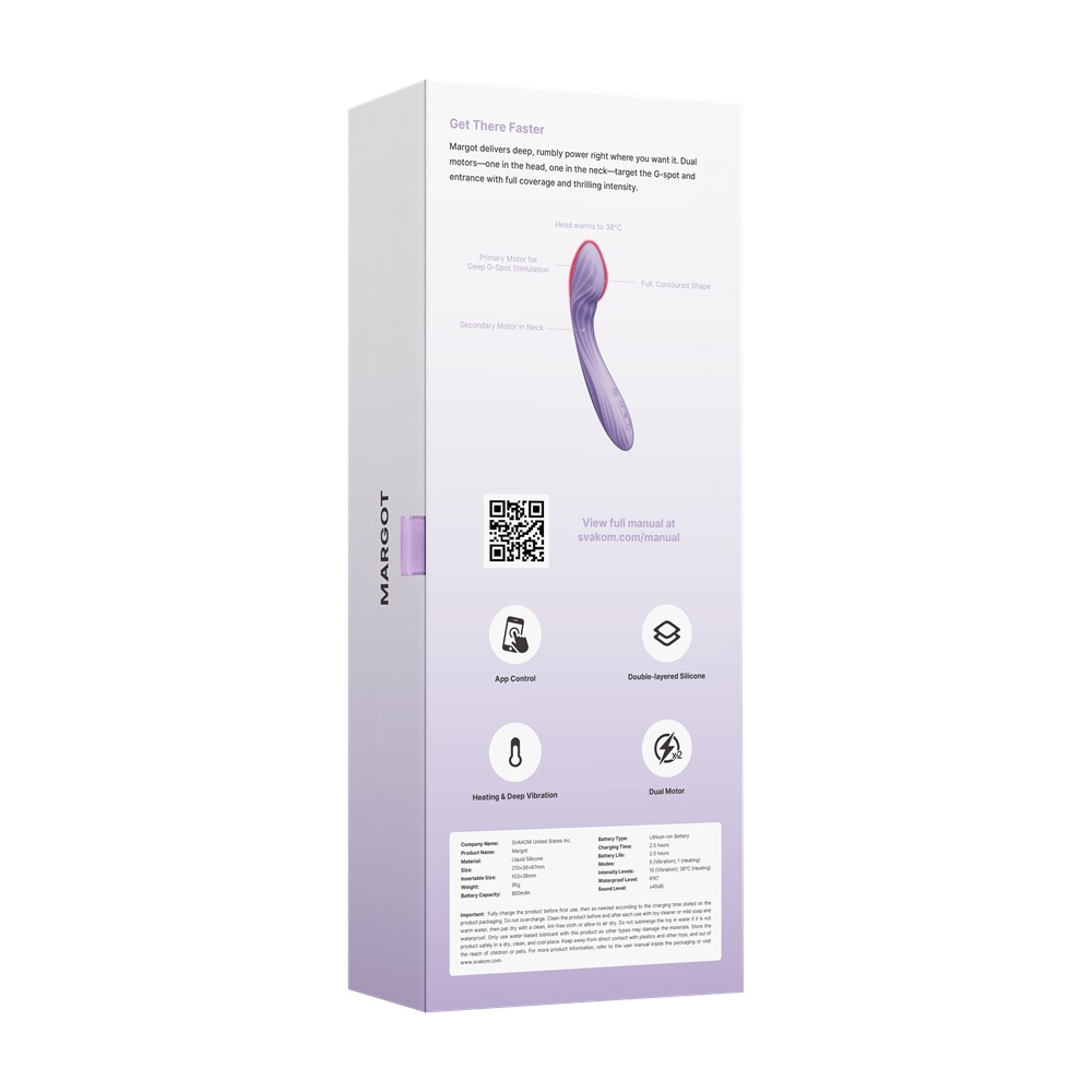 Svakom Margot G-Spot Vibrator Lilac - Image 9