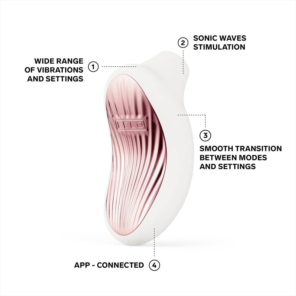 LELO Sona 3 Clitoral Massager Cream - Image 3