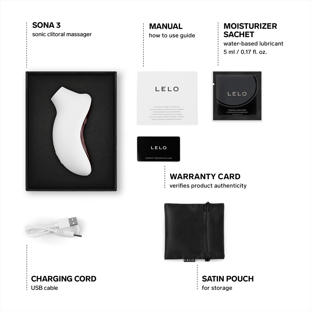 LELO Sona 3 Clitoral Massager Cream - Image 4