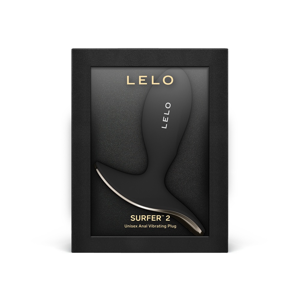 LELO Surfer 2 Unisex Anal Vibrating Plug Black - Image 4