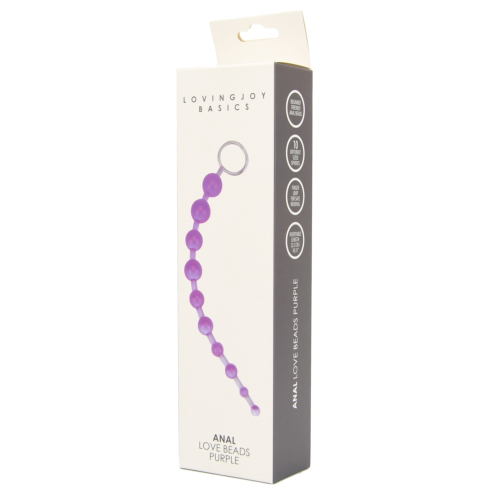 Loving Joy Anal Love Beads Purple - Image 3